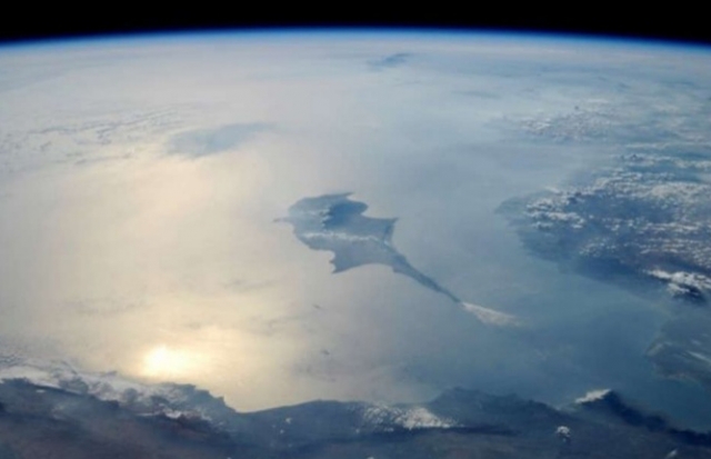 Остров Кипр. Вид из космоса