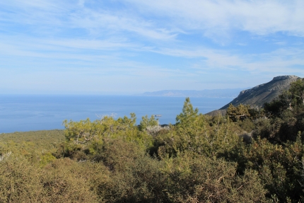 Вид на море с полуострова Акамас