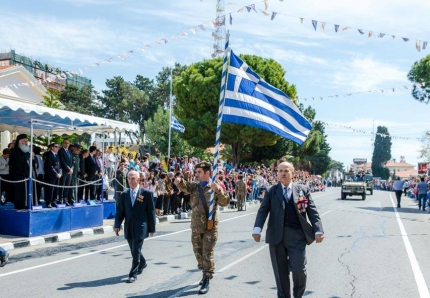 День независимости Греции. Парад в Пафосе