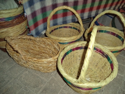 Кипрские плетёные корзины